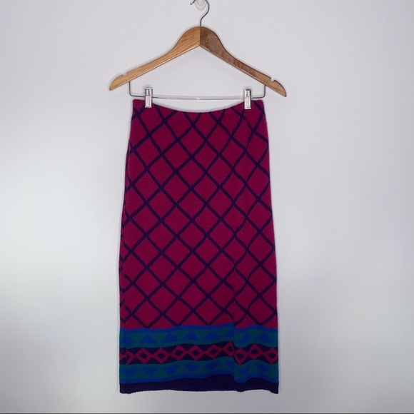 VINTAGE THAT’S ME! PULLOVER COLLARED SWEATER & SKIRT COORDINATED  STRETCHY SET - Picture 8 of 8